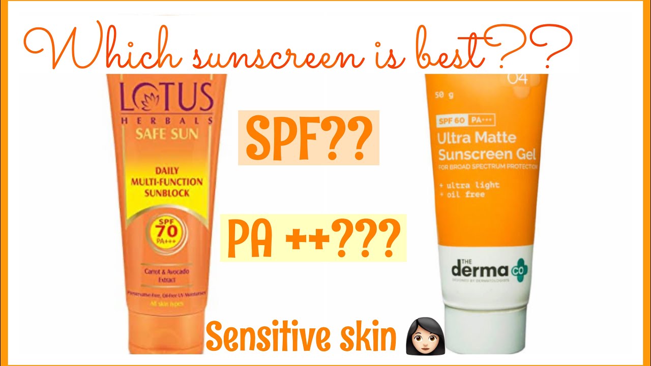 BEST SUNSCREEN FOR SENSITIVE SKIN AND DARK SPOTS ON FACE SUNSCREENS