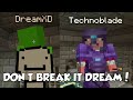 Technoblade FINDS The END PORTAL &amp; Dream DESTROYS IT!  Dream SMP