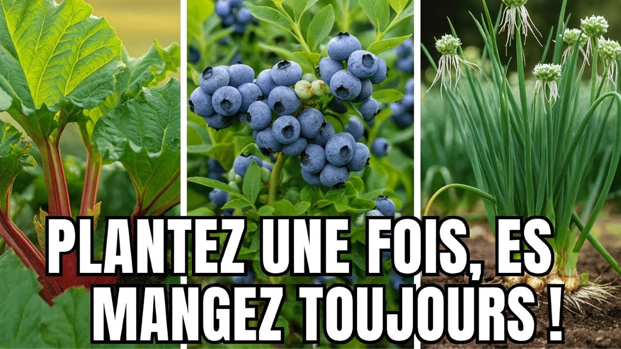 10 Plantes Que Vous Plantez Une Seule Fois… et Que Vous Récoltez Pour Toujours (Cultures vivaces)