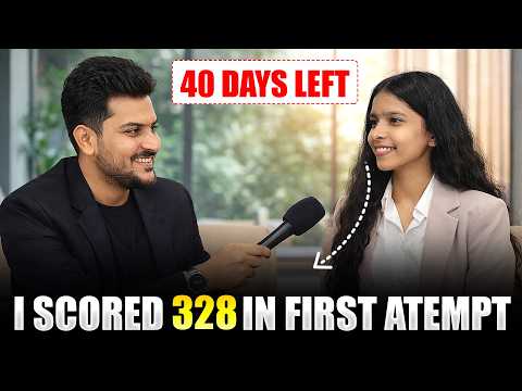 How She Scored 328 Marks IN CA Foundation || 90+ In Account & Eco