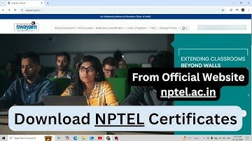 How to Download NPTEL Certificate from Official Website || Swayam Courses || Latest Guide ||