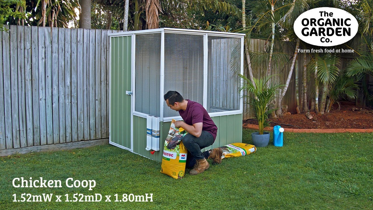 How to assemble The Organic Garden Co. Chicken Coop AOGC15151HC