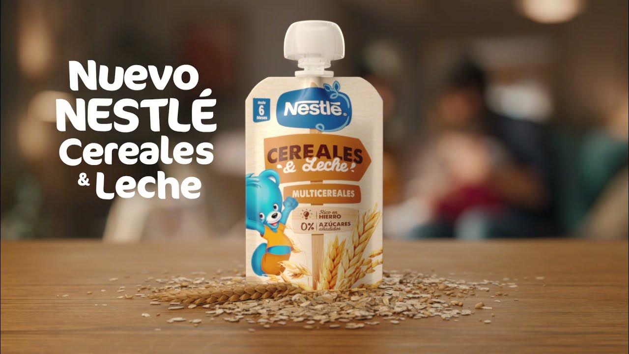 Nestlé Cereales & Leche - ¡Preparados para todo! Papillas ricas en hierro  listas para tomar 6'' 