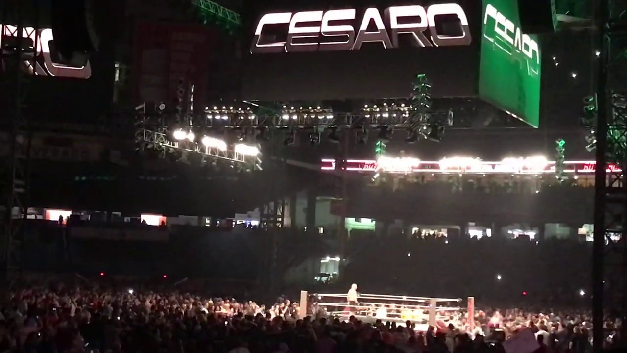 1/26/2020 WWE Royal Rumble (Houston, TX) Men's RR 9 Cesaro YouTube
