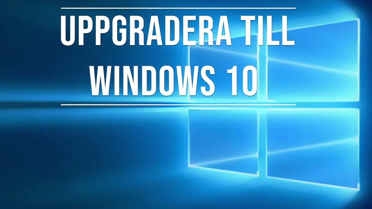 Uppgradera Till Windows 10 Pro