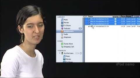 New iPod Nano - How to transfer Audiobooks to iPod Nano