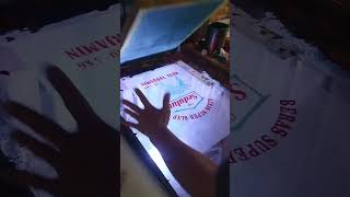 SABLON PLASTIK PE Kemasan beras 5kg, #sablonkarung  #sablonindonesia #sablonmanual #sablonmurah