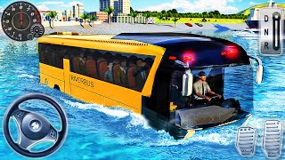 Water River Coach Bus Driver - City Tourist Bus Driving Simulator - Android GamePlay screenshot 2