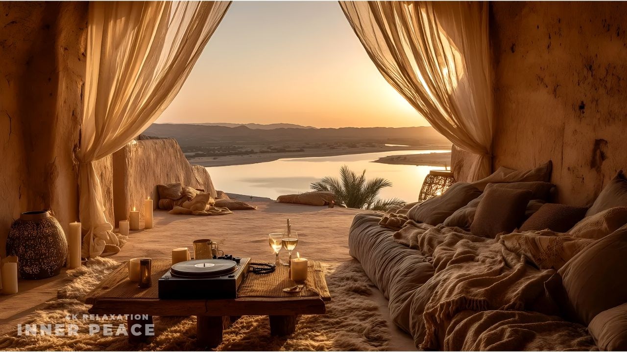 POV: You found a hidden oasis at the end of the world. (Desert Wind & Acoustic Guitar)