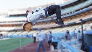 You Cant Backflip at Dodgers Stadium!