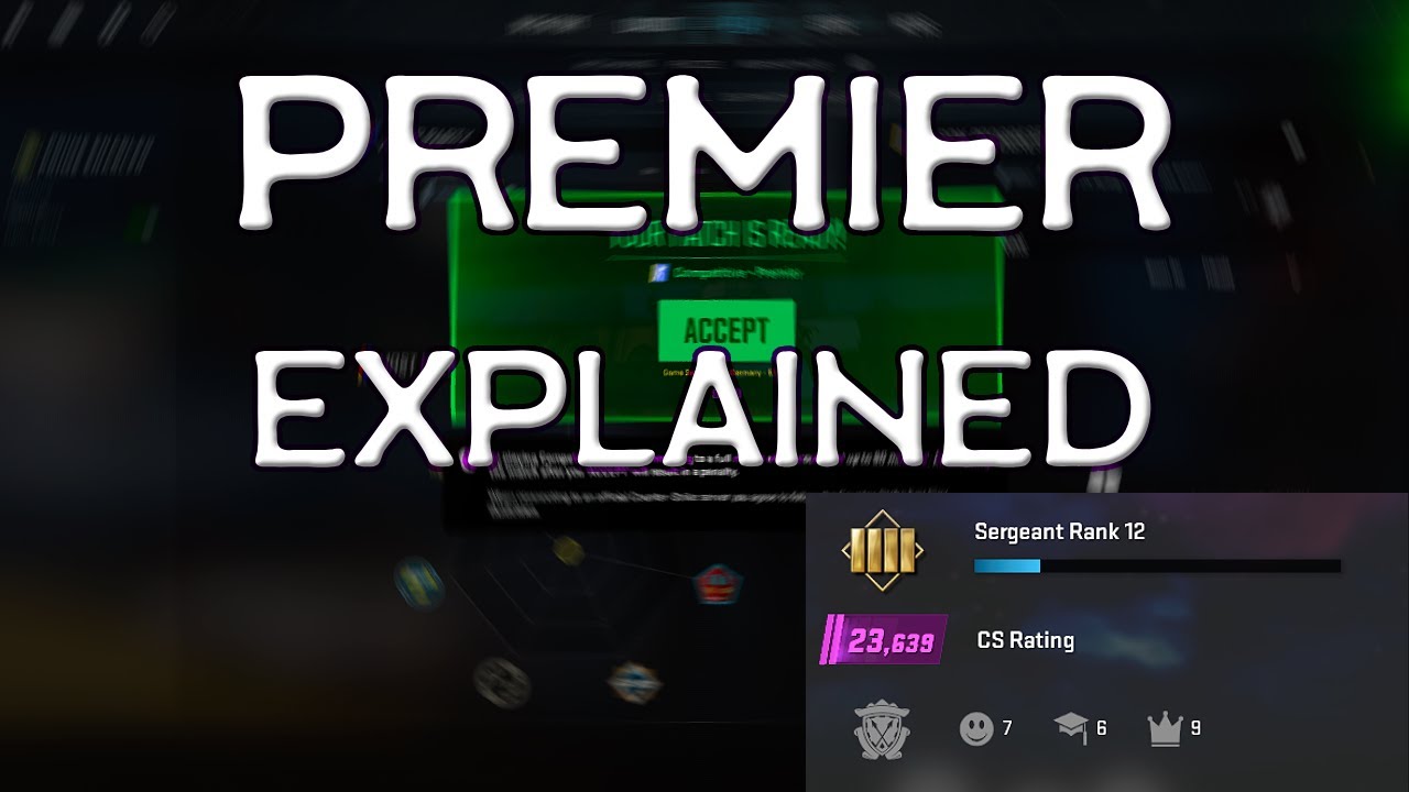 CS2 What is Premier Explained - YouTube