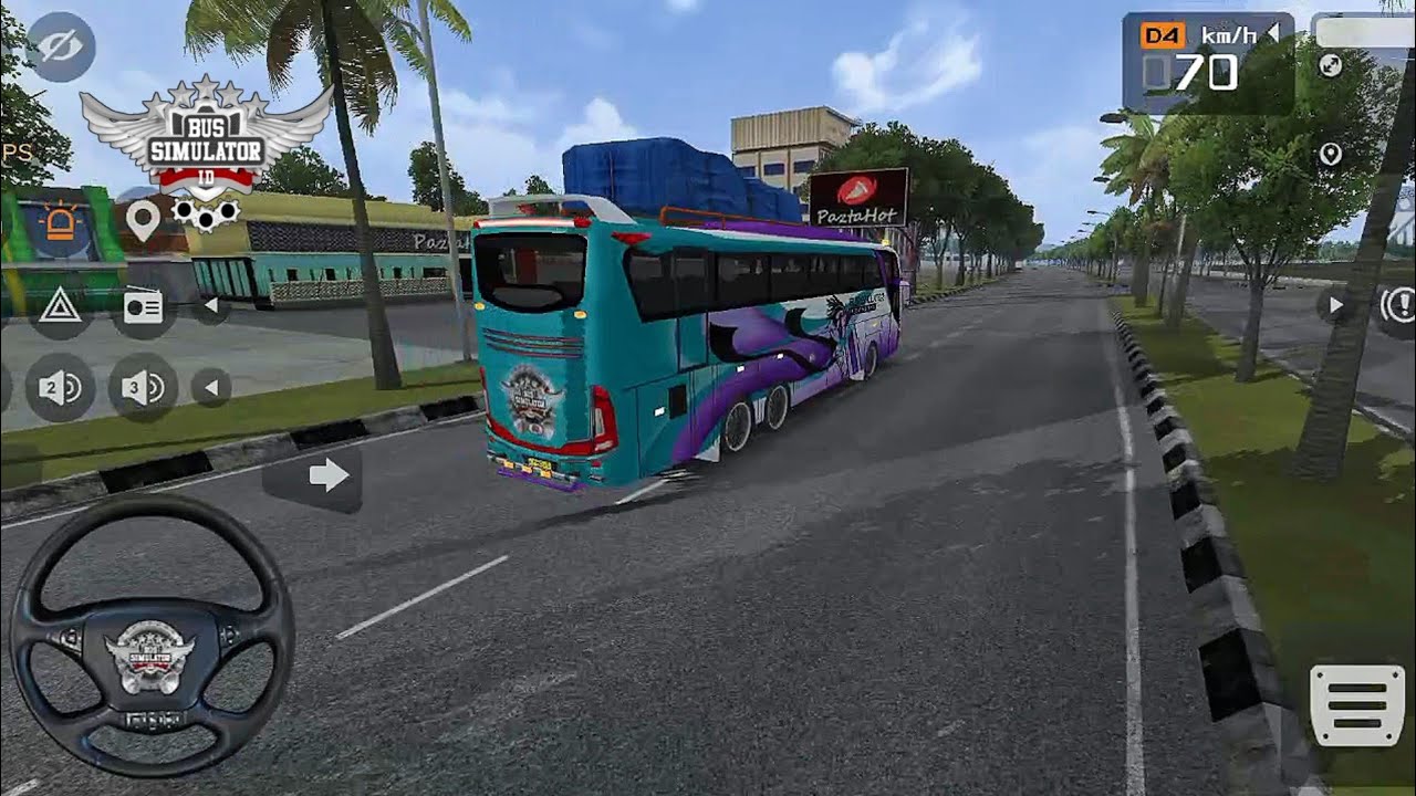  Bus simulator indonesia😍|| Every long Road Driving To Morning || Clain Wather Bus Simulator android