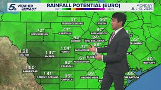Storm chances return to cool South Texas into next week | KENS 5 Weather Impact Forecast