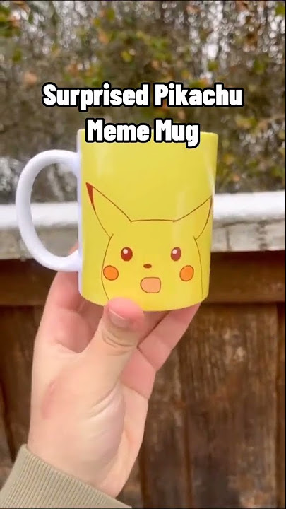 Surprised Pikachu Meme Mug - Blow My Budget