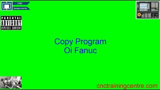 Copy Fanuc Program Oi Control