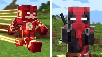Minecraft But I Have All Superhero Powers