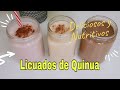 LICUADOS CON QUINUA, para aumentar masa muscular!!
