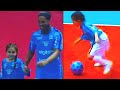 What the hell she is doing? This 9-year-old girl is INSANE! Ariana dos Santos - Ronaldinho and Barca