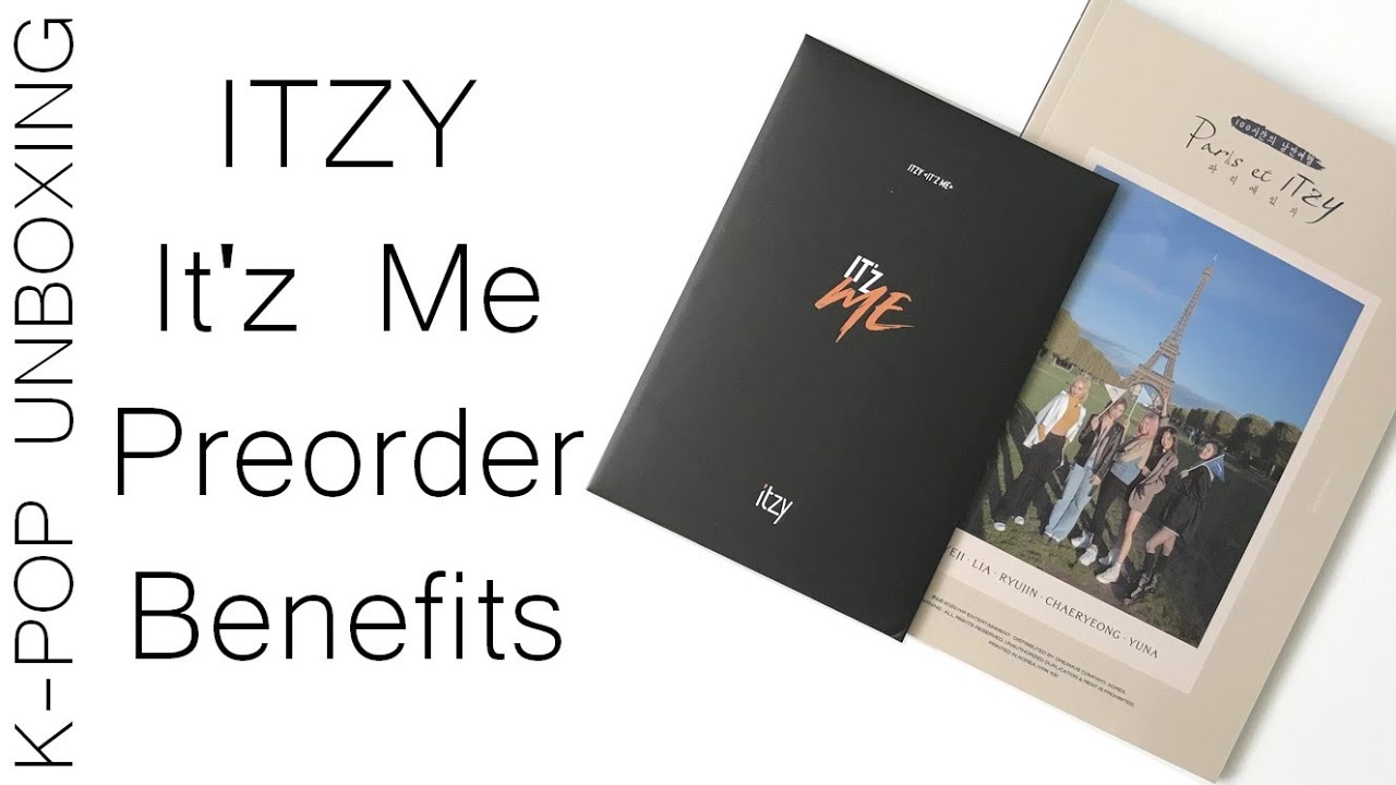 ITZY It'z Me Preorder Benefits (Postcards & Paris Photobook