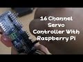 How to Use 16 Channel PWM Controller With Raspberry Pi #Raspberrypi