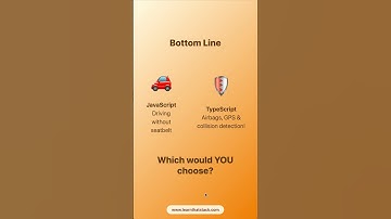 JavaScript vs TypeScript in 60 Seconds #learnthatstack  #typescript #frontend #typescriptinterview