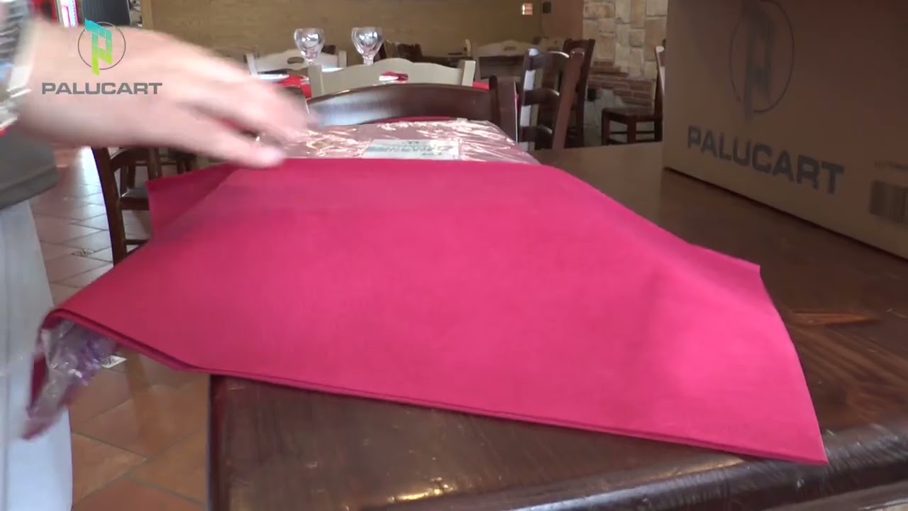 Forniture per bar, gelaterie e ristoranti PZ 20 Tovaglie in carta tnt 50 gr  cm 100 x 100 tessuto non tessuto simile alla stoffa LuselItaly