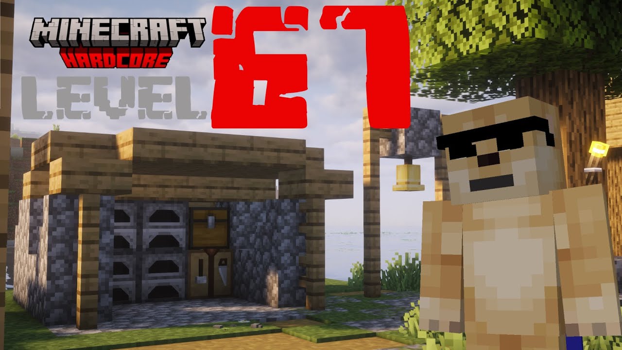 PLAYING UNTIL I GET LEVEL 67 IN MY MINECRAFT HARDCORE WORLD | Minecraft ...