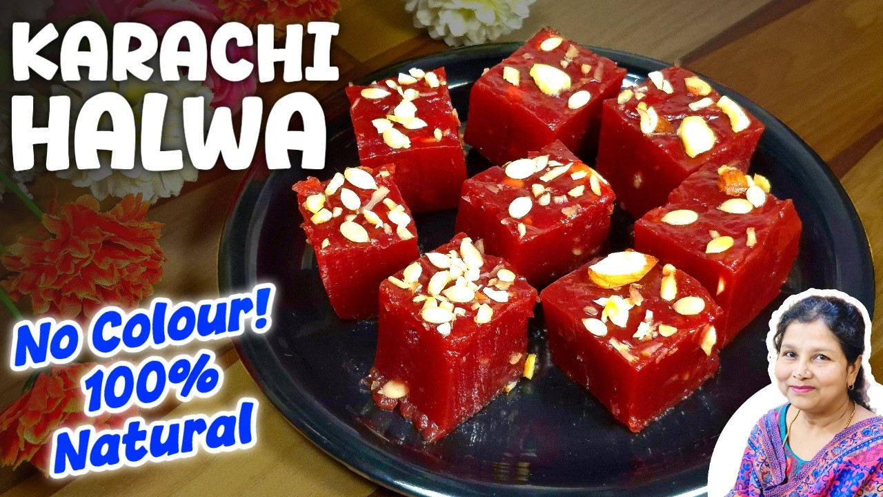 Karachi Halwa With A Unique Twist | Soft & Chewy Homemade Sweet/Mithai ...