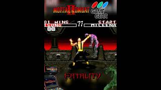 Mortal Kombat 2 Sega Game gear - All fatalities #mortalkombat #sega  #shorts