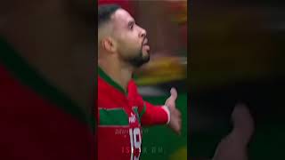 هدف النصيري على شباك البرتغال. مبروووك لمنتخبنا المغرب ????
