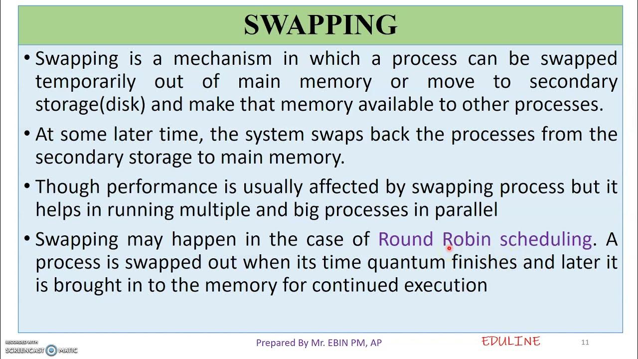 MODULE 4 - TOPIC 3 - SWAPPING - YouTube