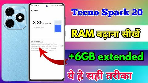 how to increase ram in tecno spark 20, tecno spark 20 me ram kaise badhaye