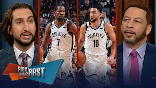 Kevin Durant explains trade request, Nets are frustrated with Ben Simmons | NBA | FIRST THINGS FIRST