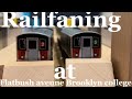 Railfaning at Flatbush aveune Brooklyn College(muiltpals models). #mta#train