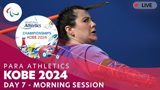 Para Athletics | Kobe 2024  Day 7 Morning Session | World Championships