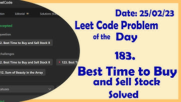 121 || Best Time to Buy and Sell Stock || C++ || Leetcode Daily Challenge