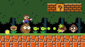 Plants would be OP in Super Mario Bros. (Plants vs Zombies)