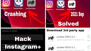 Crashing app solved 2021/Uncover/panda helper/Mod Instagram/iOS 11-14/ KL IOS TECHY screenshot 3