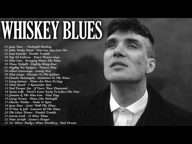 (Music for Man ) Relaxing Whiskey Blues Music - Modern Electric Guitar Blues - J class=