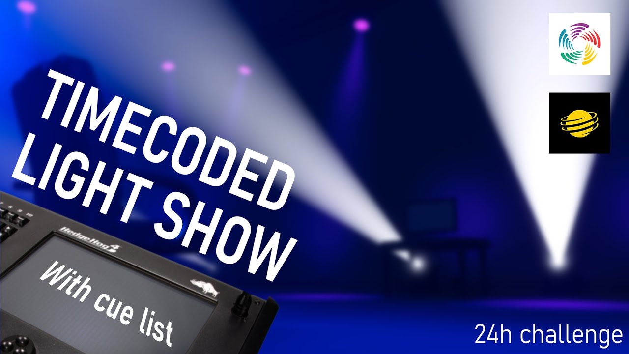 Timecoded Light Show in Capture 2021 (24h challenge) - YouTube