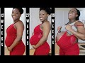 Trying On My PRE-PREGNANCY Clothes| 39 weeks| Belly Progression