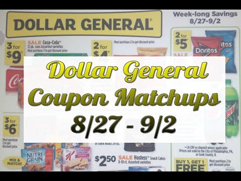 Dollar General Coupon Matchups 8/27-9/2   Lots of P&G Deals and More Free Bic Pens