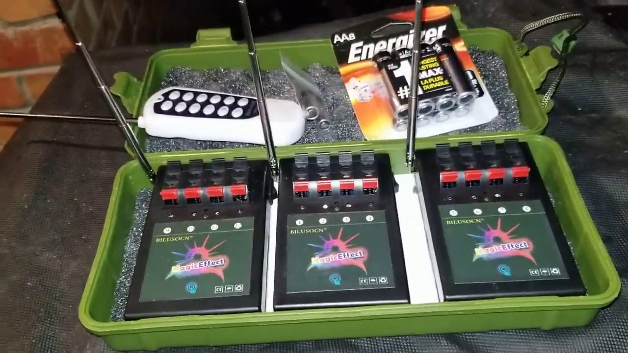 Magic Lights fireworks firing system & Batteries explained YouTube
