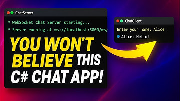 🚀 You Won’t Believe How Easy It Is to Build a Chat App in C# (WebSockets)