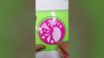 Amazing Spirograph ruler, Very Satisfying Art  #spirograph #art #shorts #satisfying #viralvideo
