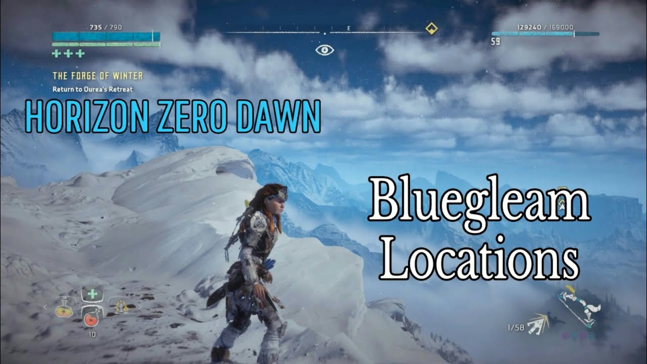 Horizon Zero Dawn How To Get Bluegleam & Adept Weapons YouTube