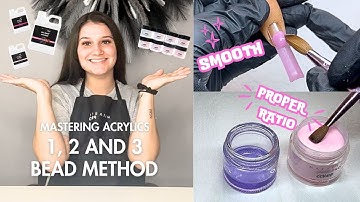 How to Master the 1, 2 & 3 Bead Method (Acrylic Nails for Beginners)