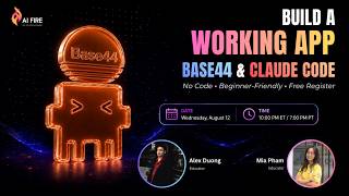 How To Build Your First Working App With Base44 & Claude Code (Free & No Code)