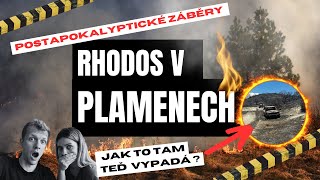 RHODOS V PLAMENECH | JAKÁ JE REALITA OSTROVA NĚKOLIK TÝDNŮ PO POŽÁRECH | LETOVISKO KIOTARI 2023