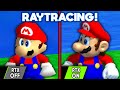 Super Mario 64 with Raytracing is incredible...